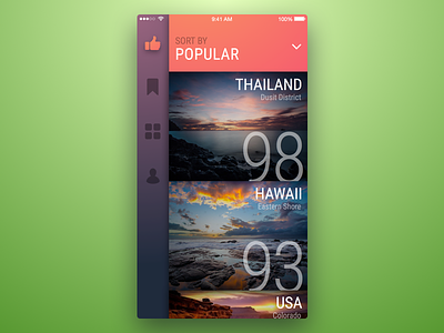 3rd Week (Tuesday) - Travel App app free mobile rondesign sketch themeforest travel ui ux