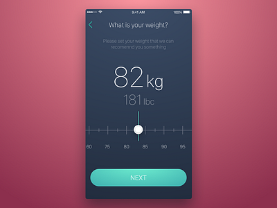 10th Week (Tuesday) - Health & Fitness App app fitness health mobile scale sketch weight