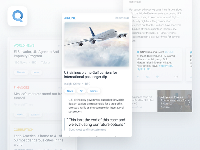 Q Sharp Articles by RD UX/UI for RonDesignLab 😌 on Dribbble
