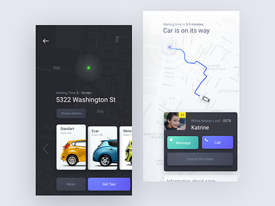 Rethinking Taxi App Design accounting app bills booking car car booking car rental rent ride ride sharing rondesign service taxi uber