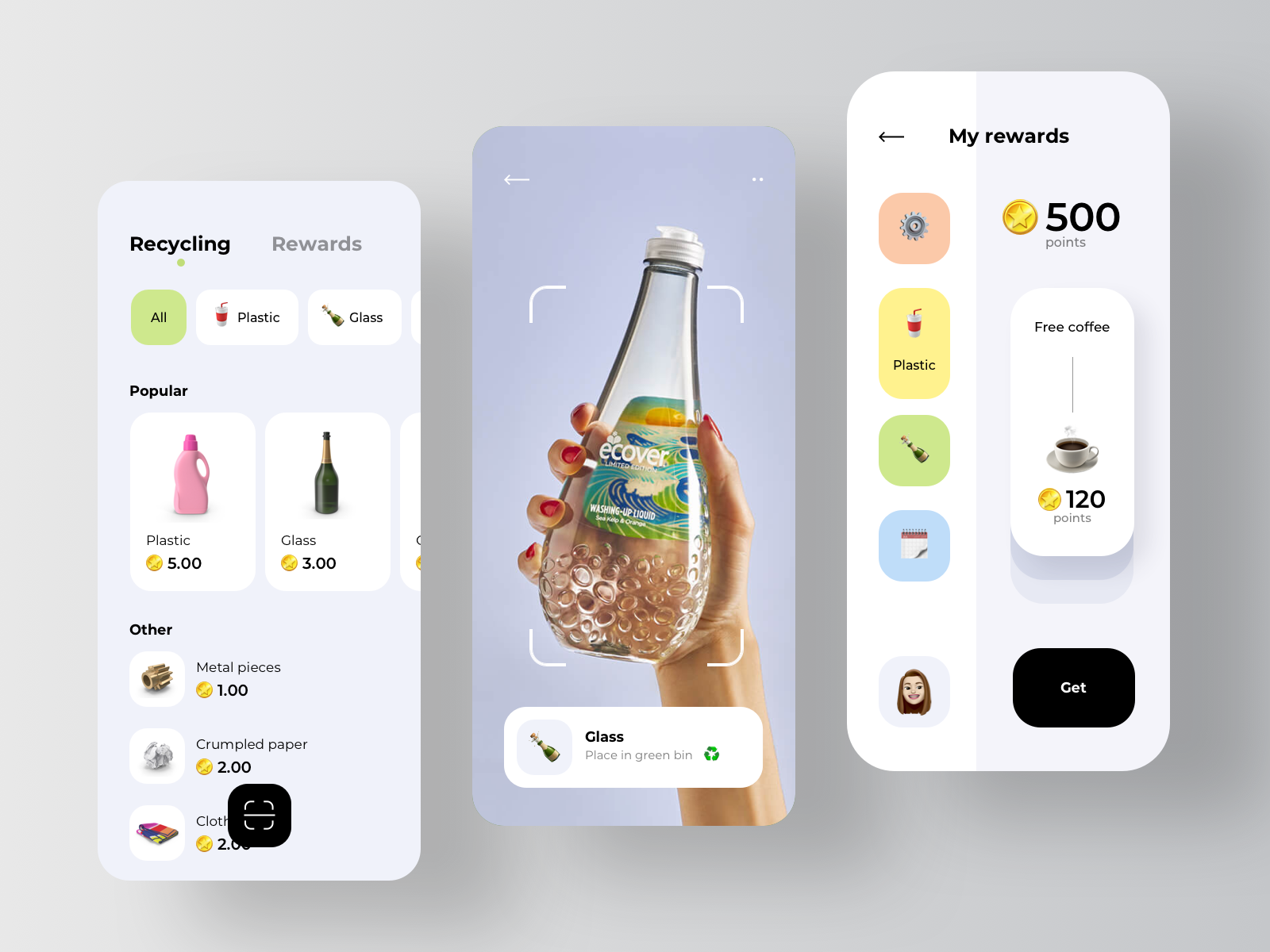 Recycling App for Garbage Sorting 🗑 by Jack R. for RonDesignLab ⭐️ on