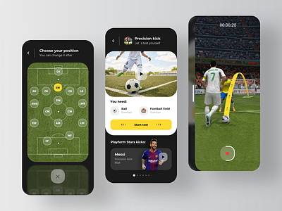 Learning Platform Mobile App - Football ⚽️ app class courses educational exam knowledge learn learning learning app learning platform rondesign student study task