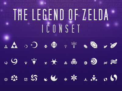 Zelda iconset icons iconset nintendo ocarina the legend of zelda triforce zelda
