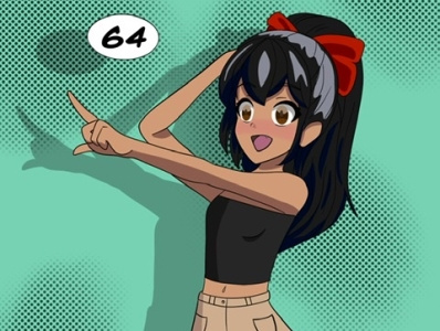 Cute anime girl :) anime anime girl animeart icon illustration
