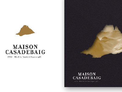 Logo design for a french Hotel in Pyrenees