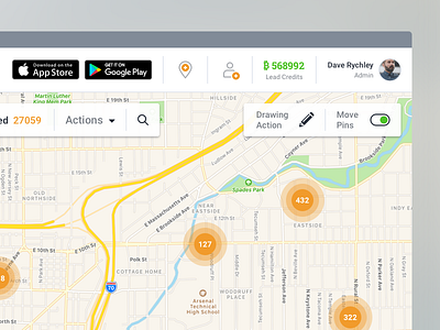 Dashboard Map View