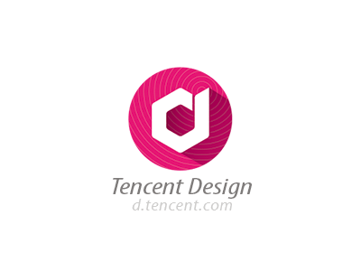 Tencent Design design design studio flat logo tencent