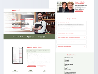 Minusplus - Landing Page design landing page modern ui web