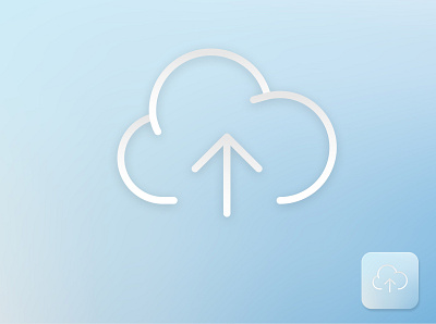 Cloud Logo + iOS App Icon