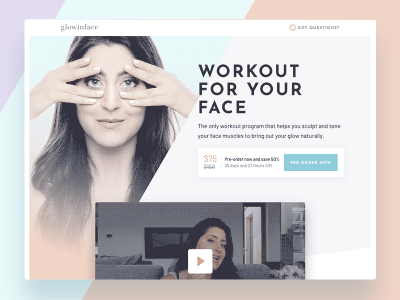 Face Yoga Landing Page