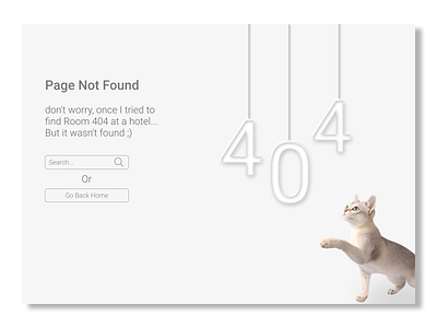 #dailyui 008 #404Page