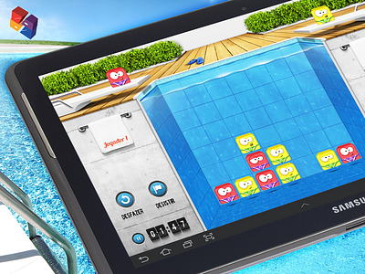 Pooolies Game Design :) app beton counter game gameboard parquet pool refresh swimming timer towel water