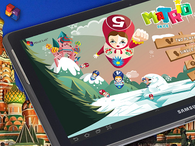 MATRIO Game for Brazil Students :D app baboushka game ice kremlin matrio matrioshka mountain sign snow snowflakes tablet