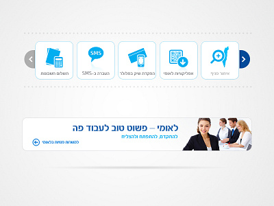 Leumi Digital Widgets bank banner business cash digital icons login money online private social widget