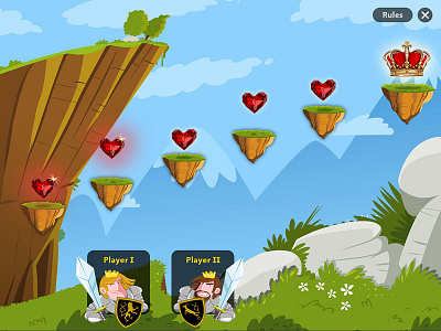 The King's Game :) Edutainment Tablet App Game close flower game heart king lion mountain rules shield stone tablet tree