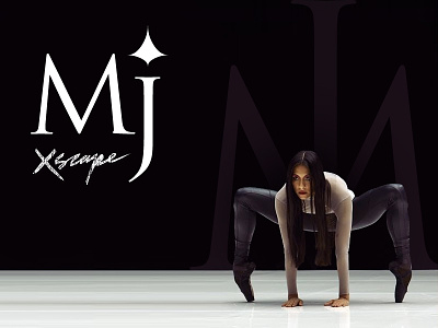 Typographic MJ Dance :) black dance exscape jackson japan michael music negatif space star xscape