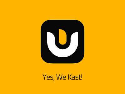 WeKast Cool Icon :) Yes, We Kast! brand cast cool dongle icon identity logo plug present presentation simple we