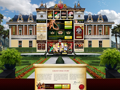 Gd Casino home daylight carpet cash casino dress games gold jackpot lobby marble pattern stairs style