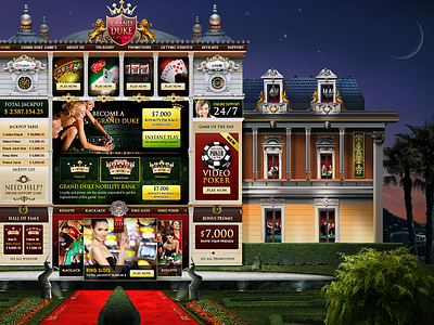 Gd Casino home nightlight carpet cash casino dress games gold jackpot lobby marble pattern stairs style