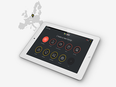 Inkod new website in the oven ... asia berlin country dashboard demo europe germany inkod ipad mockup preview simulation