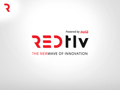 RedTLV Brand :) Powered by Coca Cola coca cola cocacola cola innovation love new power red tel aviv tlv typo wave