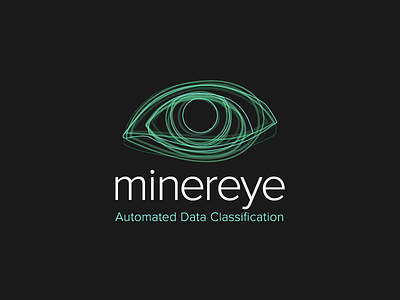 minereye | Automated Data Classification automated blink classification data divinci eye inkod linear logo minereye
