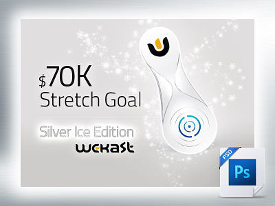 Wekast Silver Edition Stretch Goal :) FREE PSD!!! backers broadcasting crowdfunding dongle free goals indiegogo kickstarter mirroring psd stretch wekast