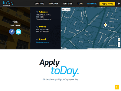 toDay.ventures New Website :) 'cause toMorrow is too late ...