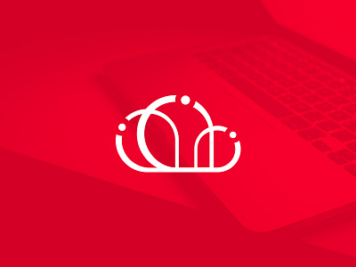 Logo concept II branding cloud information technology logo logo design