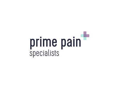 Prime Pain Specialists Logo brand branding clinic design doctor doctors health health care healthcare identity logo medical medicine purple