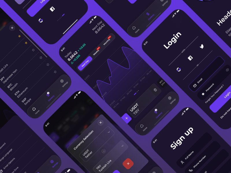 Crypto Exchange App UI Design by Oğuzhan Durgut on Dribbble