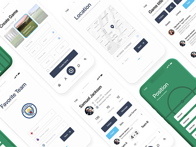 Soccer App UI Design