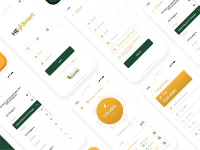 Smart Charger App UI Design