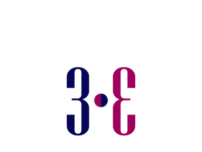"3 H" Logo Design geometric graphic design logo logo concept