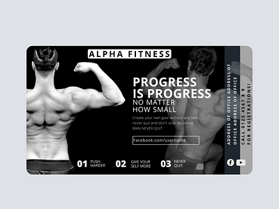 Attractive Business Card for Gym businesscard design gym
