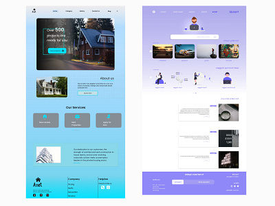 Landing Pages app branding design graphic design illustration logo typography ui ux vector