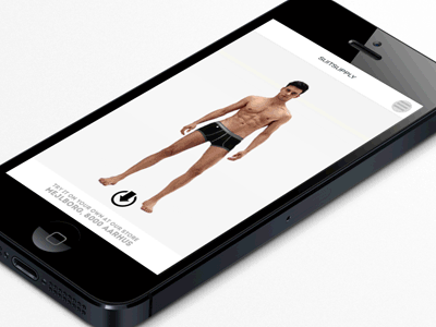 Suitsupply - design for mobile app app application design gif graphic mobile