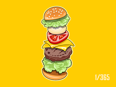 Burger burger illustration vector