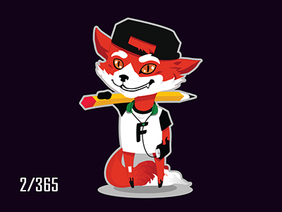 Fox fox illustration illustrator vector