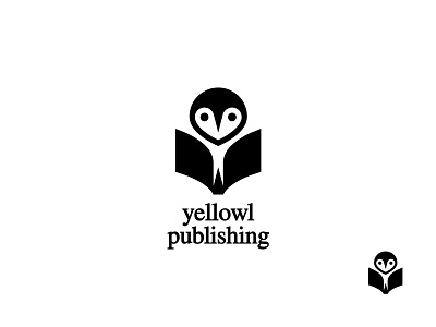 yellowl publishing icon logo logo design owl owl icon owl logo