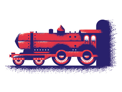 Train illustration texture train vector