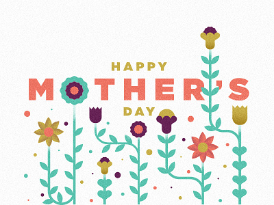 Mother's First illustration illustrator mom mothers day personal texture vector web