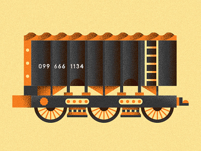 Train car car illustration texture train