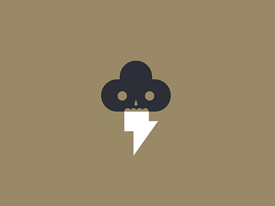 Death from above cloud death illustration lightning