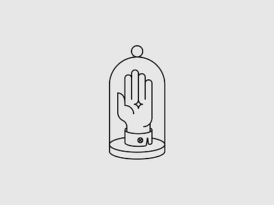 Secret Order hand illustration secret society