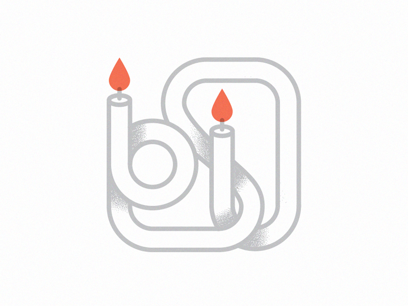 Burning both ends by Trevor Thomas on Dribbble