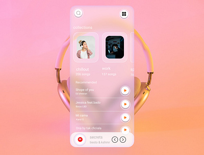 Music Player App Design music app music player music player app music player design music player ui