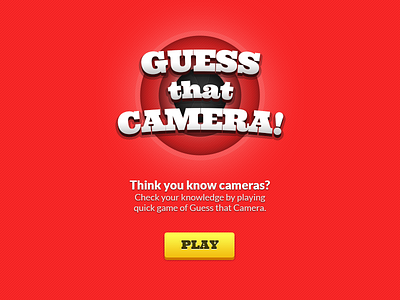 Guess That Camera camera cartoon fun game guess play quiz red