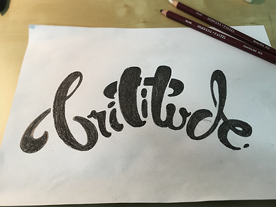 Sketch calligraphic concept custom design hand lettering logo sketch written