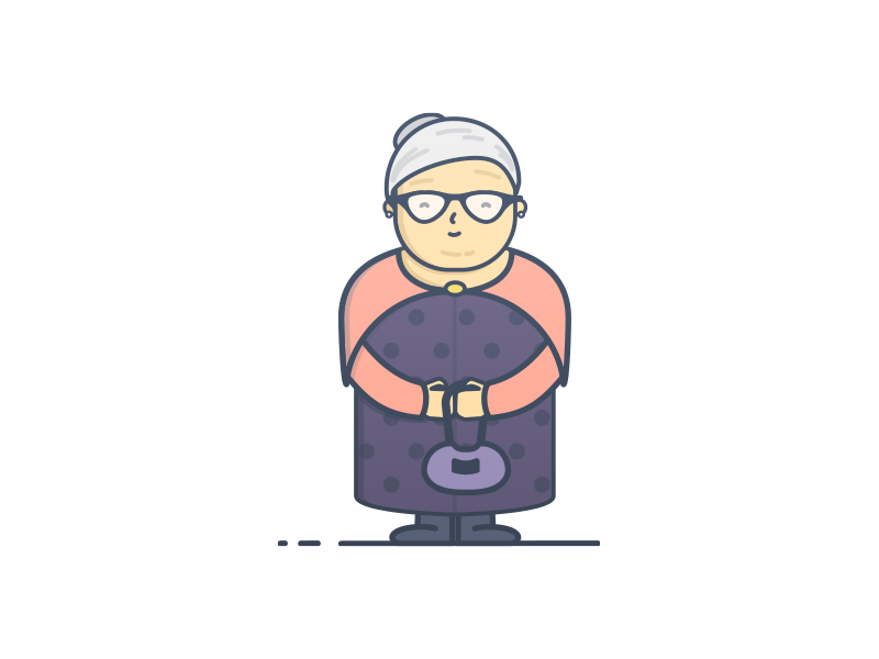 Grandma by Maciek Butscher on Dribbble